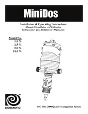 DOSMATIC MiniDos 2.5% Manuel D'installation Et D'utilisation