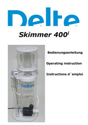 Deltec Skimmer 400i Instructions D'emploi
