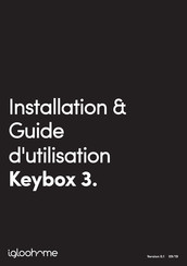 igloohome Smart Keybox 3 Guide D'installation / Guide D'utilisation