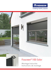 Renson Fixscreen 100 Solar Instructions De Montage