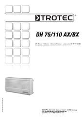 Trotec DH 75 AX Manuel D'utilisation