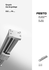 Festo EGC FA Série Notice D'utilisation