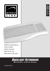 Speedlink SL-6451-PWT Mode D'emploi