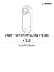 Garmin VARIA RTL510 Manuel D'utilisation