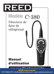 REED C-380 Manuel D'utilisation