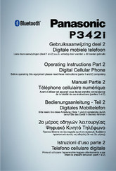 Panasonic P342i Manuel