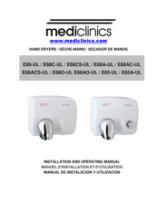 Mediclinics E85A-UL Manuel D'installation Et D'utilisation