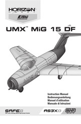 Horizon Hobby E-flite UMX MiG-15 Manuel D'utilisation