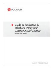 Polycom CX500 Guide De L'utilisateur