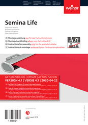 weinor Semina Life Instructions De Montage