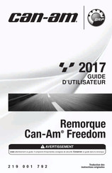 BRP Can-am Freedom 2017 Guide D'utilisateur