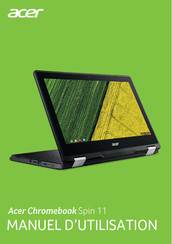 Acer Chromebook Spin 11 Manuel D'utilisation