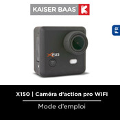 Kaiser Baas X150 Mode D'emploi