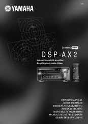 Yamaha DSP-AX2 Mode D'emploi