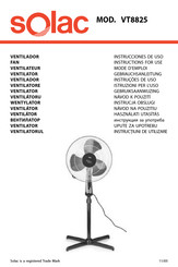 SOLAC VT8825Solac Mode D'emploi