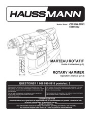 Haussmann Z1C-DW-30M1 Guide D'utilisation
