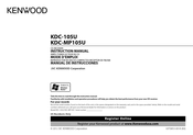 Kenwood KDC-MP105U Mode D'emploi