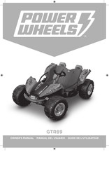 Power Wheels GTR89 Guide De L'utilisateur