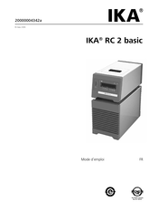 IKA RC 2 basic Mode D'emploi