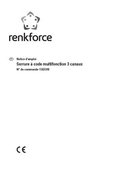 Renkforce 1582598 Notice D'emploi