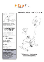 Weslo EasyFit WLIVEX57022.1 Manuel De L'utilisateur