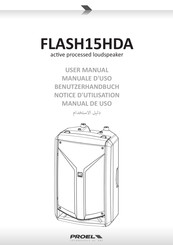 PROEL FLASH15HDA Notice D'utilisation