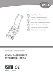 Brill Evolution LION 36 Traduction Du Mode D'emploi Original