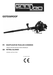 Gardeo GSTD26ROOF Traduction Des Instructions Originales