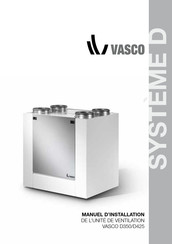 Vasco D350 Manuel D'installation