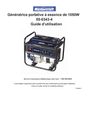 MasterCraft 55-0343-4 Guide D'utilisation