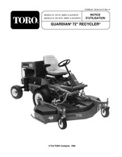 Toro 30716TE Notice D'utilisation