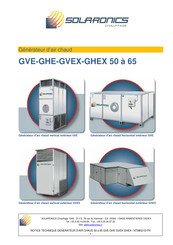 Solaronics GVE 65 Mode D'emploi