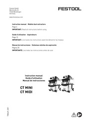 Festool CT MINI Guide D'utilisation