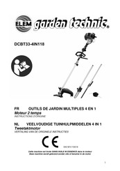 elem Garden Technic DCBT33-4IN118 Instructions D'origine