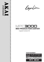 Akai Professional Roger Linn MPC3000 Manuel D'utilisation