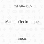 Asus TF103CX-1B021A Manuel Électronique