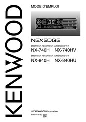 Kenwood NEXEDGE NX-840HU Mode D'emploi