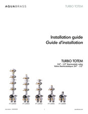 aquabrass TURBO TOTEM T-12000 Guide D'installation