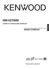 Kenwood HM-537WM Mode D'emploi