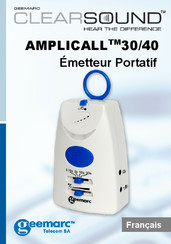 Geemarc ClearSound AMPLICALL 30 Mode D'emploi