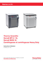 ThermoFisher Scientific Thermo Scientific Sorvall BP 16 Instructions D'utilisation