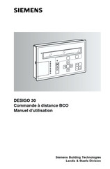 Siemens DESIGO 30 Manuel D'utilisation