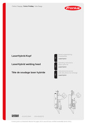 Fronius Laser hybride Instructions De Service