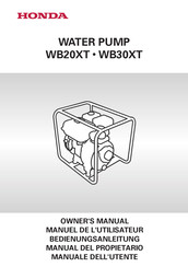 Honda WB20XT Guide De L'utilisateur