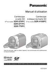 Panasonic SDR-T70PC Manuel D'utilisation