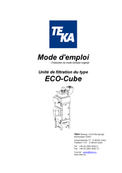 Teka ECO-Cube Mode D'emploi
