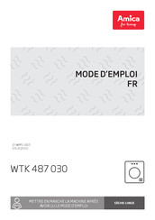 Amica WTK 487 030 Mode D'emploi