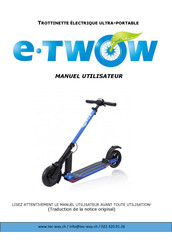 e-TWOW Booster S+ Manuel Utilisateur