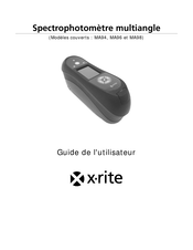 X-Rite MA94 Guide De L'utilisateur