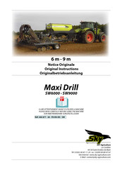 SKY Agriculture Maxi Drill SW6000 Notice Originale